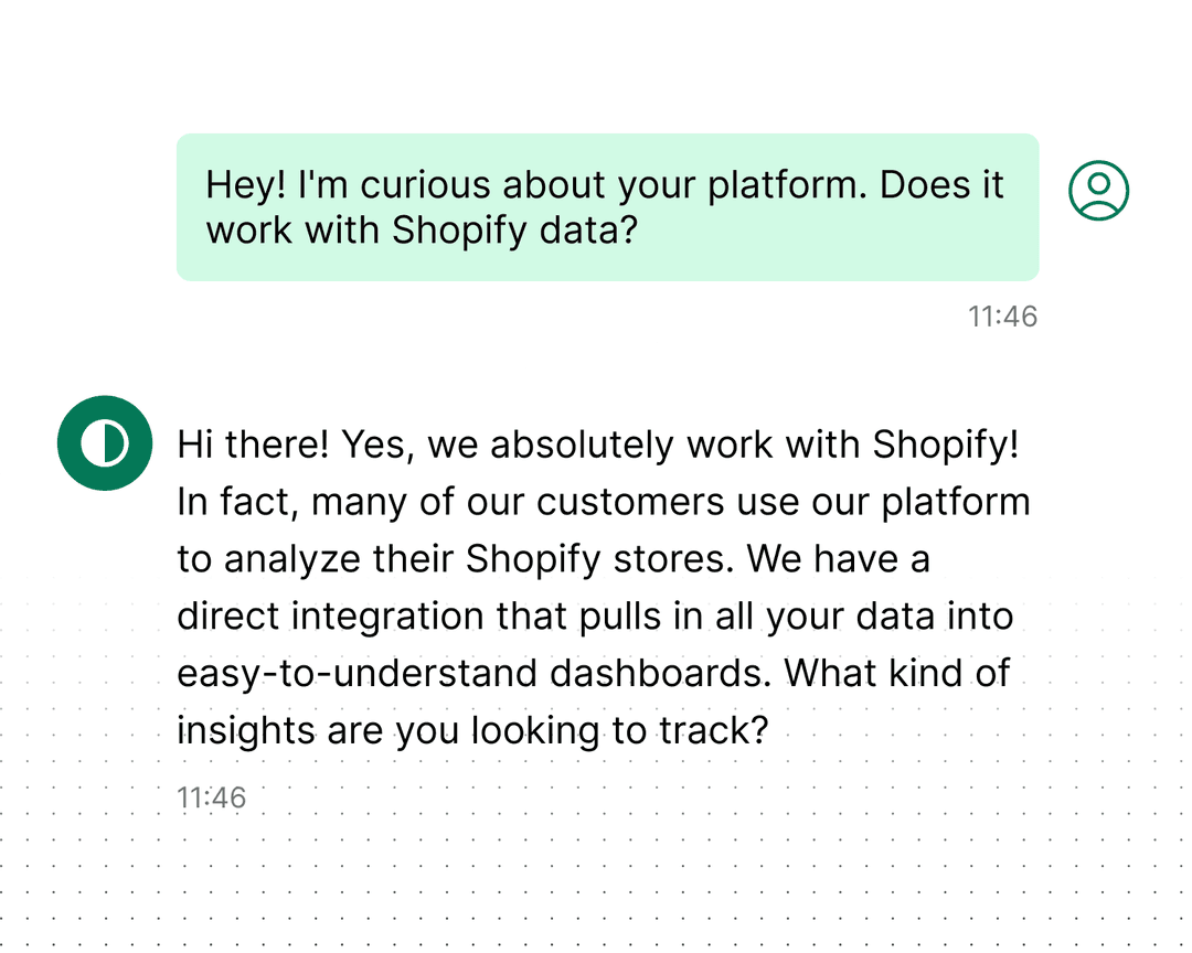 Human-like support 24/7